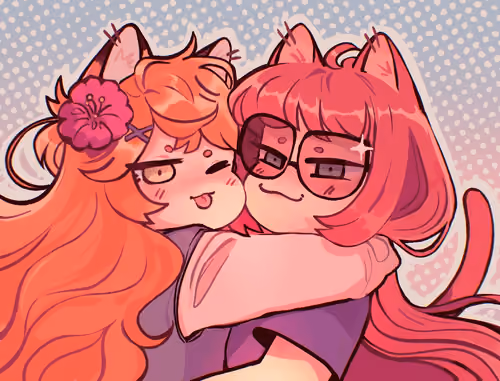 Cheek to cheek