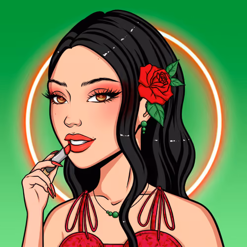 Crypto Neon Girl #269