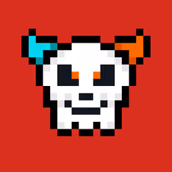 Kawaii SKULL #2535
