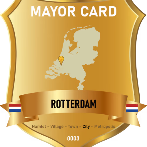 Mayor Card - Netherlands - Rotterdam