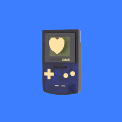 Golden heart and retro vibes
