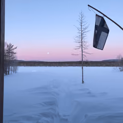 freezing cold finland