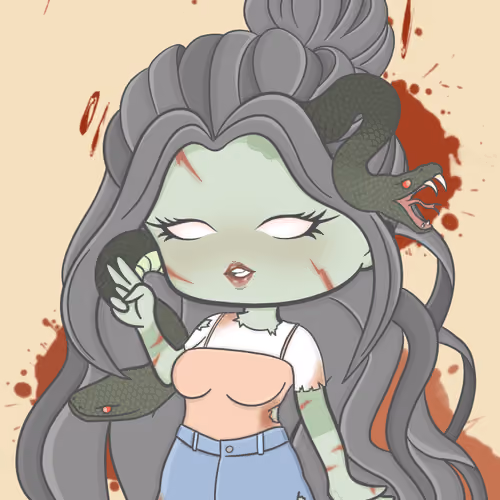 Little Medusa #24 - Zombie