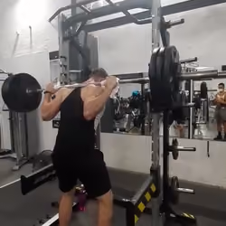 Lowbar backsquat PR, 145kg, 3-8-2021