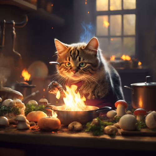 The chef's cat 1