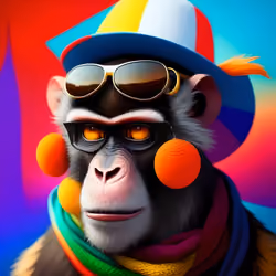 Urban Rainbow Apes #039