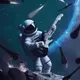 Galactic Astronaut - Michael Collins 1st Version GIF