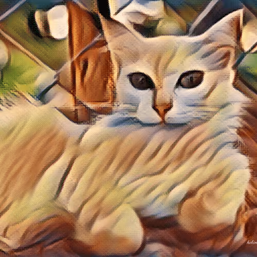 White cat