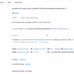 Memories of Buying SHIBA Tokens, 307 days 58 mins ago (Mar-14-2021 01:58:27 PM +UTC)