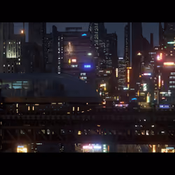 Cyberpunk Asian City Sceneby 