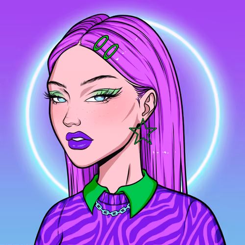 Crypto Neon Girl #233