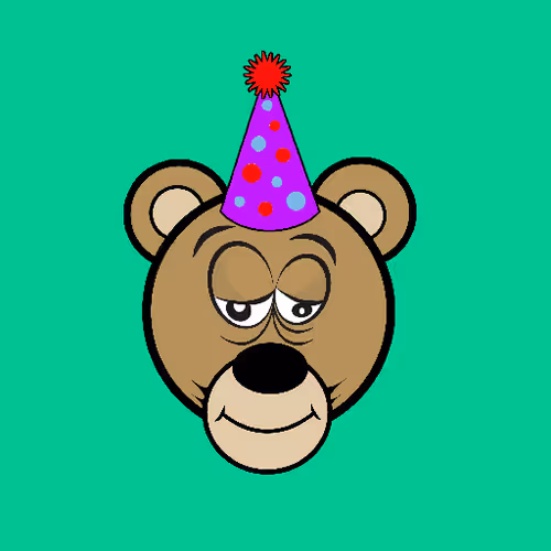 Bday Bear #471 (Rear)