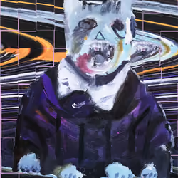 Francis Bacon 'Study for a Head' Cat