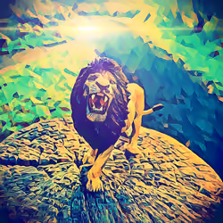 PROUD LION