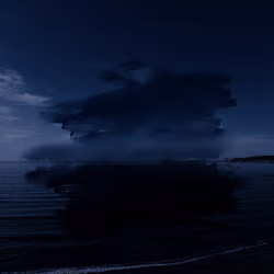 Dusk, looking west past San Luis de Sabinillas towards Africa (2023)