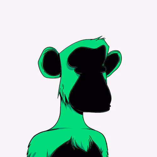 Black Invisible Bored Ape #15