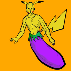 Eggplant Guy #9 : Pikaaa