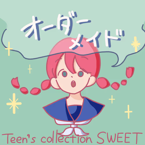 Teen's collection SWEET custom-made ticket #01