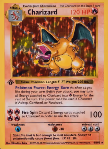 Charizard - Rare Pokémon Cards