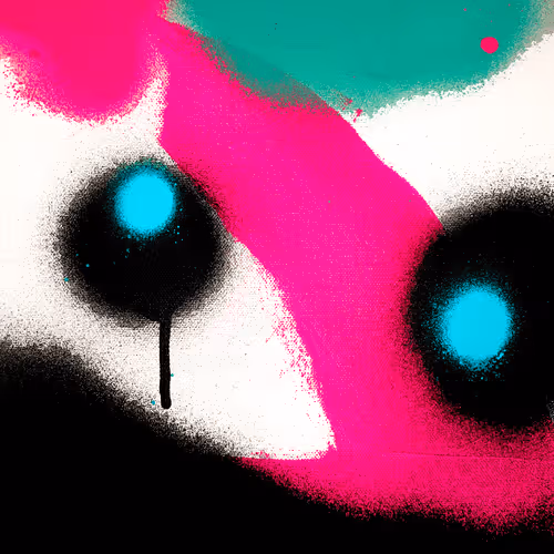 Paint Face Blue