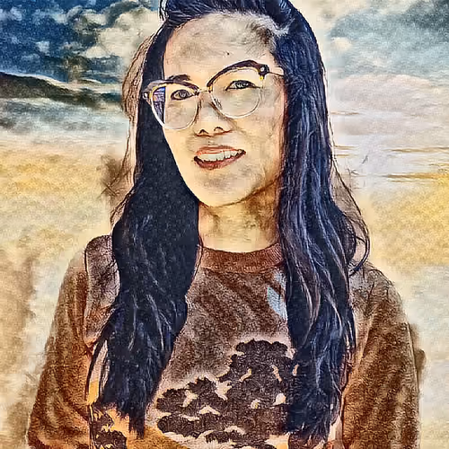 Ali Wong Watercolor Painting