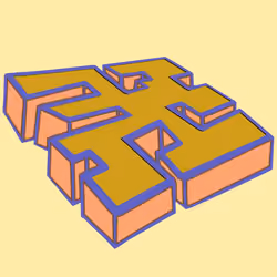 Single Block Collection 3D #014 - #077