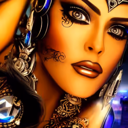 Cyber Azteca Queen Warrior #12