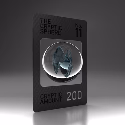 The Cryptic Sphere, Animated Trading Card No. 11