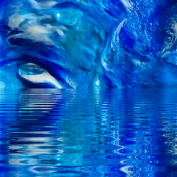 Mirror of the soul - Acrylic fluid abstraction #14