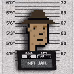 CryptoPunk #50 Mugshot