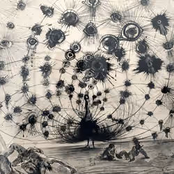 Salvador Dali - Peacock's Garden NFT - ORIGINAL ETCHING! 