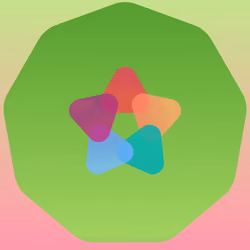 Gradient Polygon #115