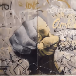 FIST WALL TATOO