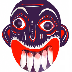 Raksha Sanni Kolam Devil Ceylon Masks Art Collection