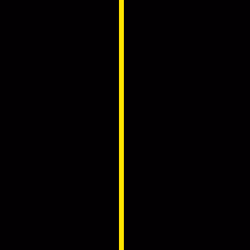 Yellow stripe
