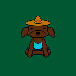 Peachy Poodle #2148
