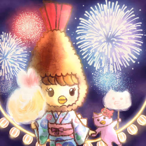 #13 Fireworks at night