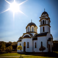 Sunny Orthodox Bosnian Church