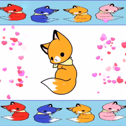 Gentle heart fox