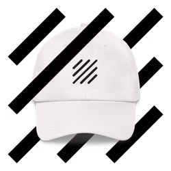 White Deca Dad Hat