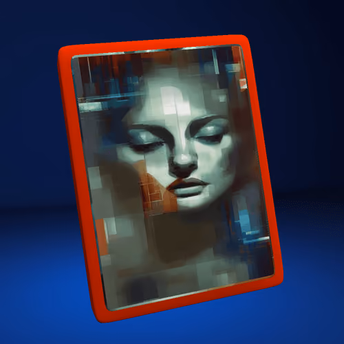 Kglitch blue light item #1