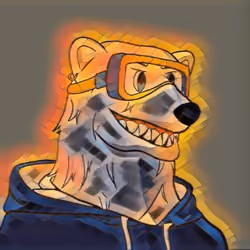 platinum polar bear #3333