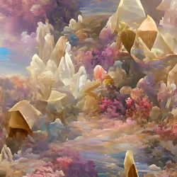 Beige Lands Crystals #2