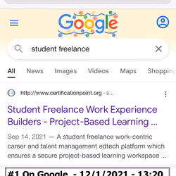 #126 - CertificationPoint Top Spot Google - NFT