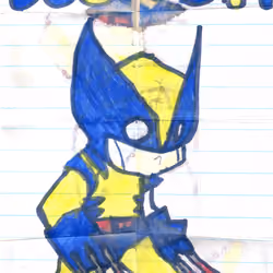 Wolverine Drawing