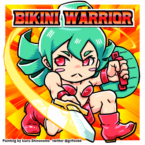 Fan art " Bikini Warrior Chan "