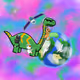 Cryptosaurs1 x SpaceKitties - Panet of the Cryptosaurs