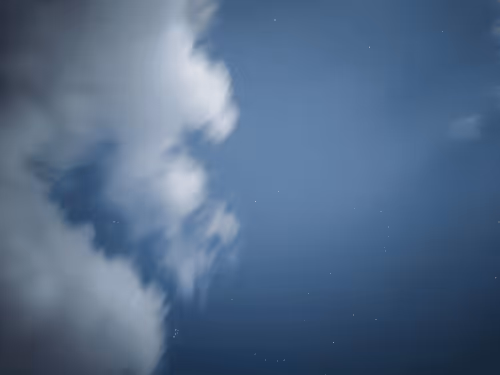 #4:Blue cloudy sky
