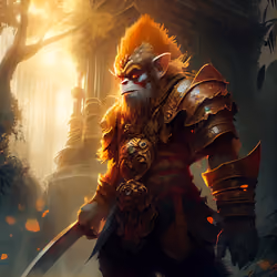 Legendary monkey painting