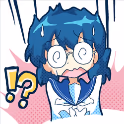 Sabae-chan stamp #02 Oops!